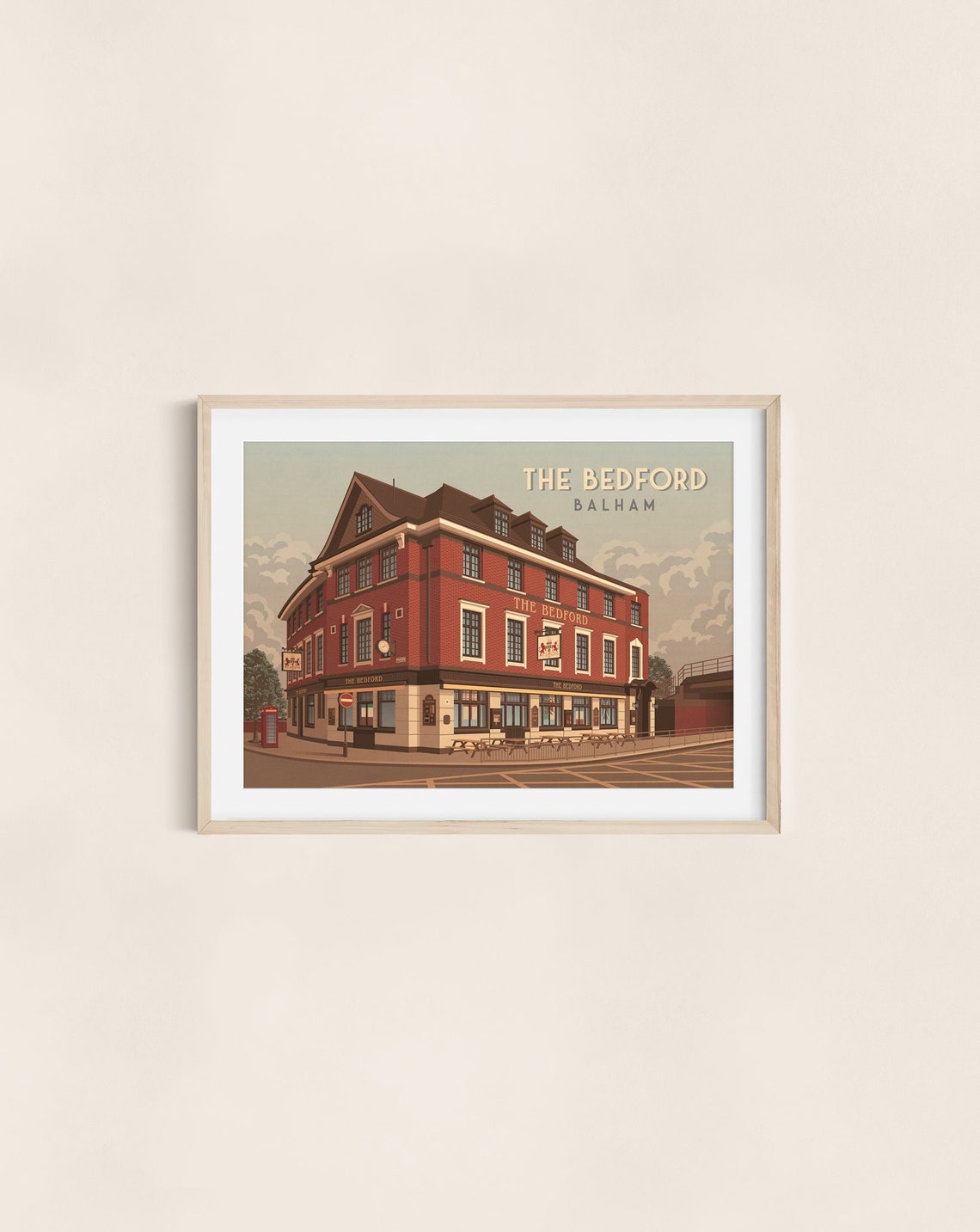 The Bedford Balham Poster South London Music Venue London Pub Wedding Venue Live Music Vintage Travel Print Clapham Retro Artwork - Image 3