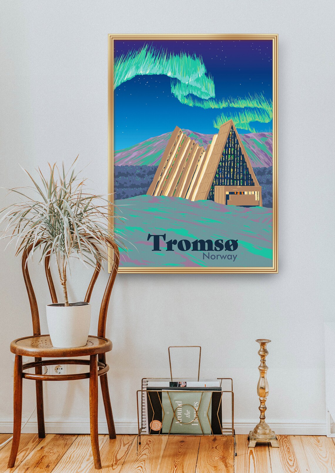 Tromso Norway Retro Travel Poster, Vintage Print - Image 2