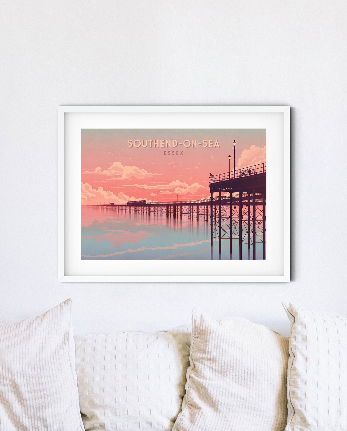 Southend-On-Sea Essex Seaside Travel Poster - Image 4