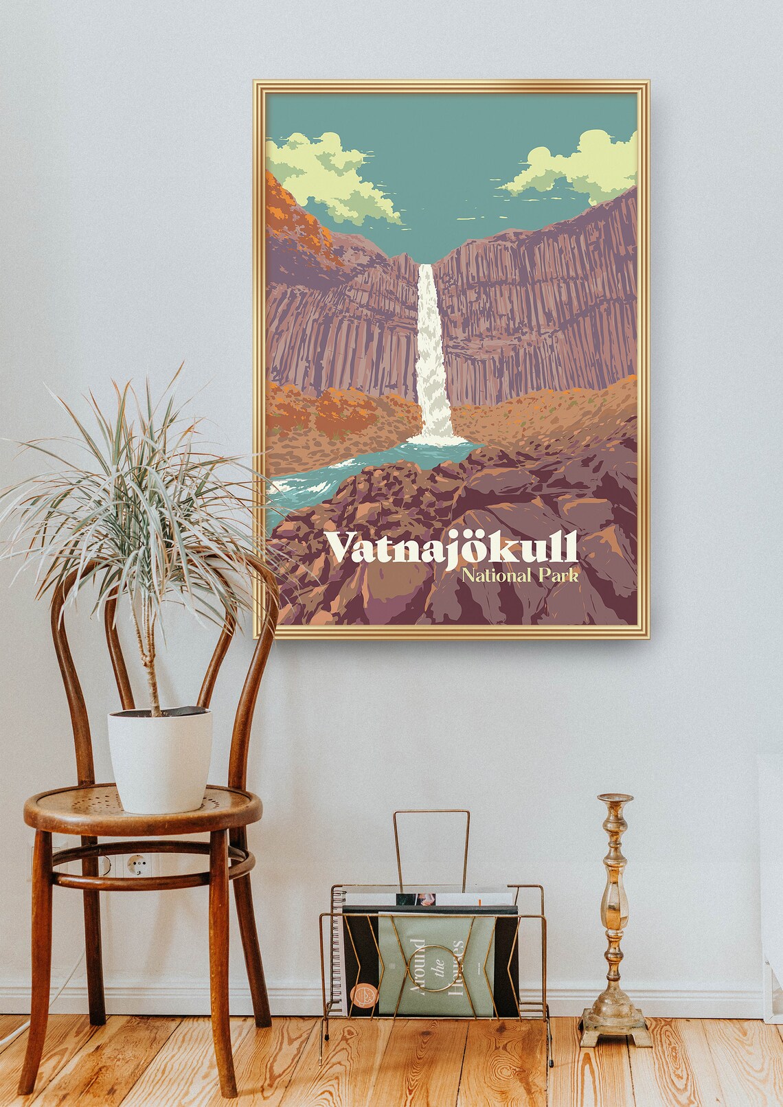 Vatnajkull National Park Svartifoss Travel Poster - Image 2