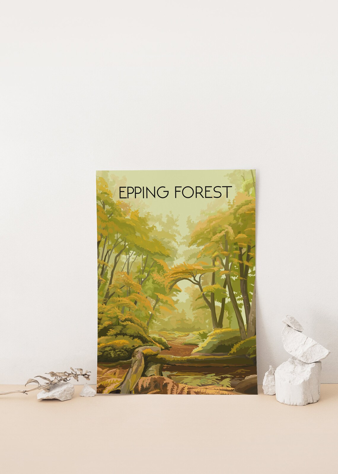 Epping Forest Vintage Travel Poster, Essex Landscape - Image 4