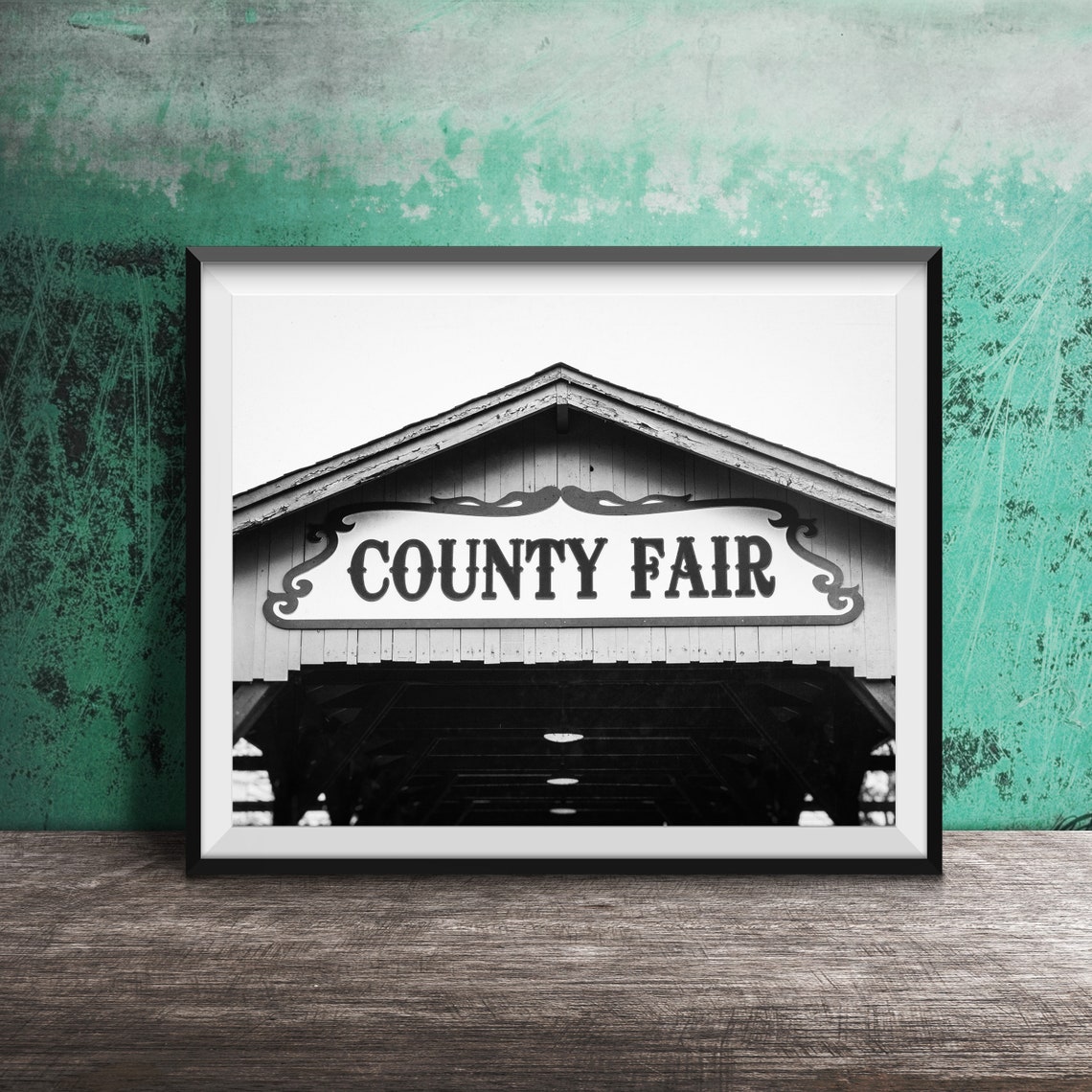 County Fair Vintage Carnival Entrance Sign Photography Poster - Image 2