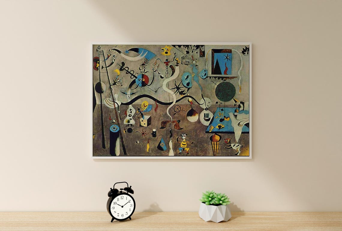 Joan Miro The Harlequin's Carnival Playful Surrealist Art Poster - Image 4