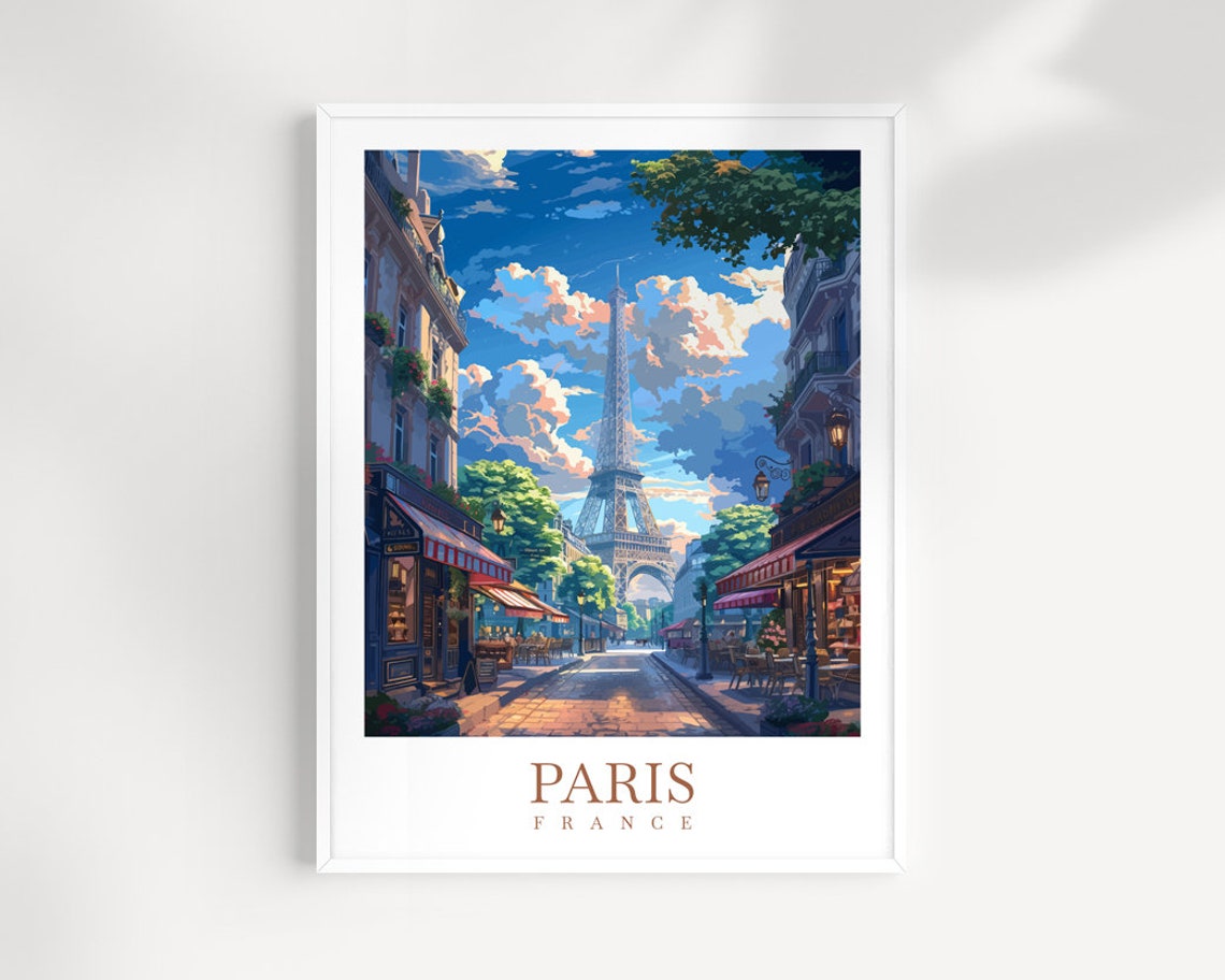 Paris City Travel Print Wall Art France Wall Hanging Home Dcor Paris Gift Art Lovers France Art Lover Gift Paris France Wall Art Dcor