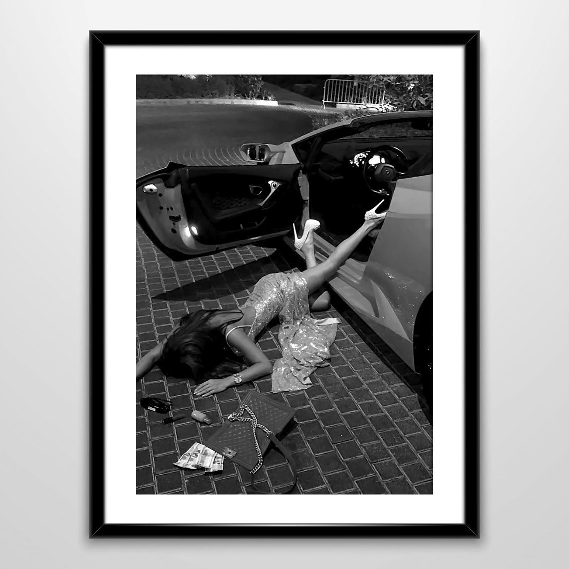 Luxury Fashion Poster Funny Wall Art Bar Cart Print Feminist Poster Teen Girl Room Decor Trendy Maximalist Wall Art - Image 4