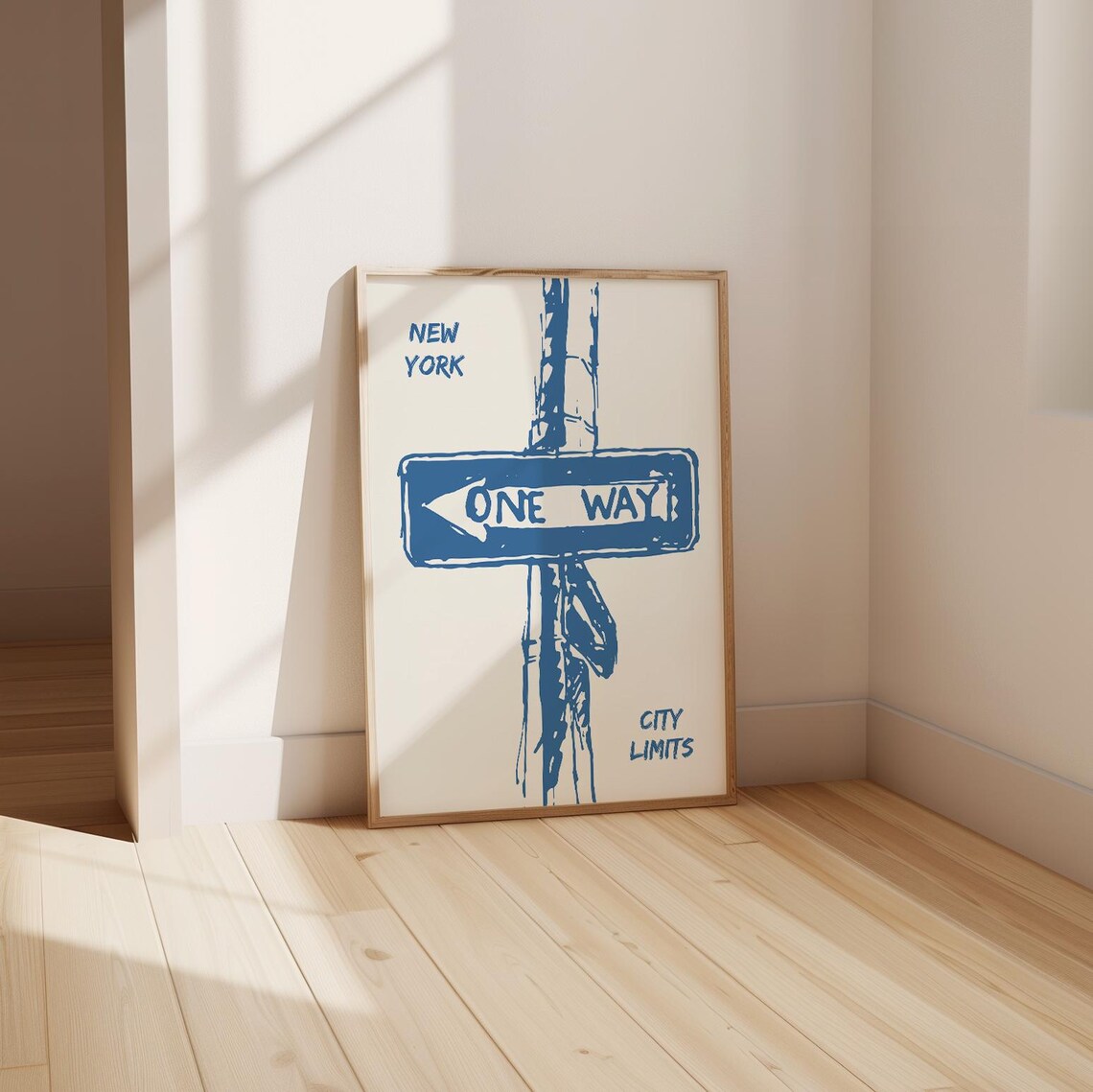 New York One Way Poster, Minimalist NYC Travel Poster - Image 4