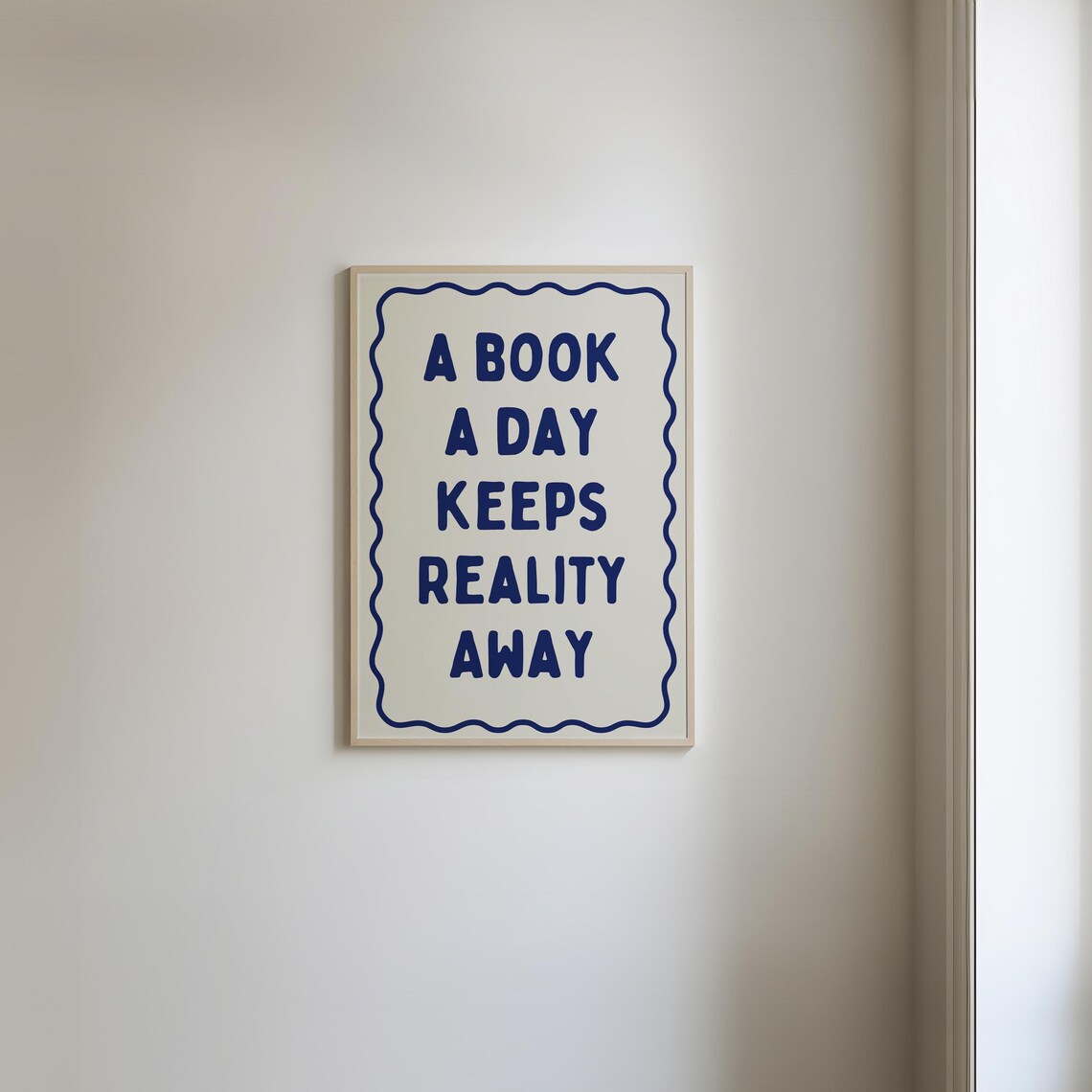 A Book A Day Keeps Reality Away, Book Club Poster - Image 4