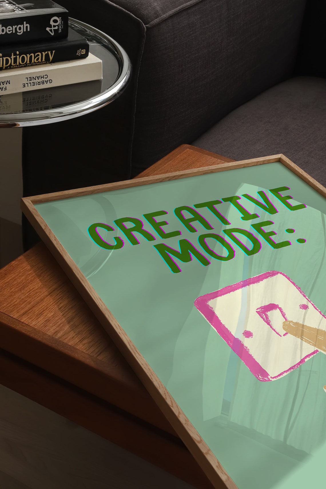 Creative Mode Colorful Light Switch Illustration Office Decor Poster - Image 2