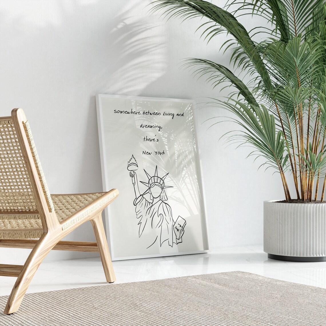 New York Hand Drawn Minimalist Art Print - Image 3