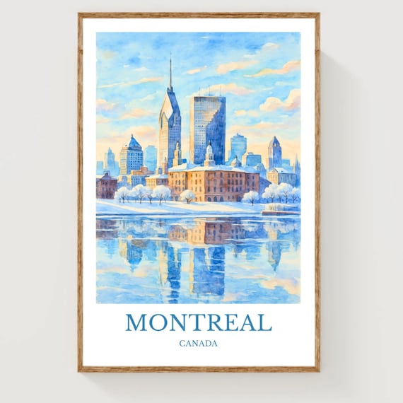 Montreal Travel Poster