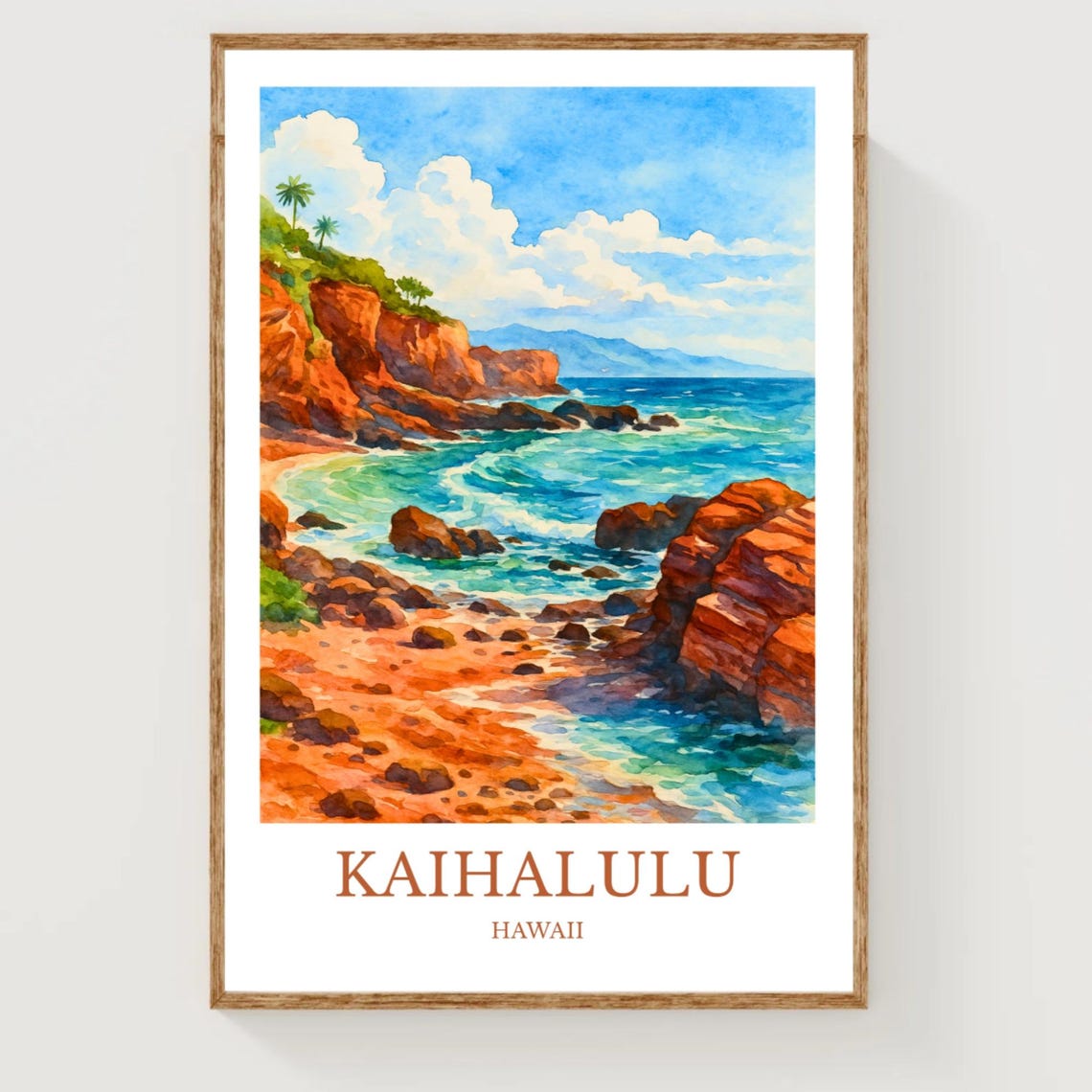 Kaihalulu Travel Poster