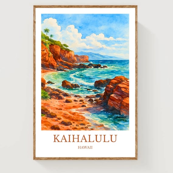 Kaihalulu Travel Poster