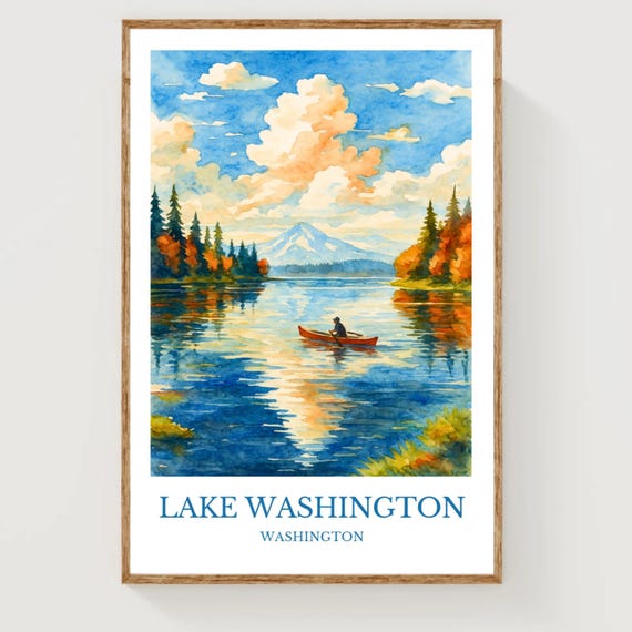 Lake Washington Poster