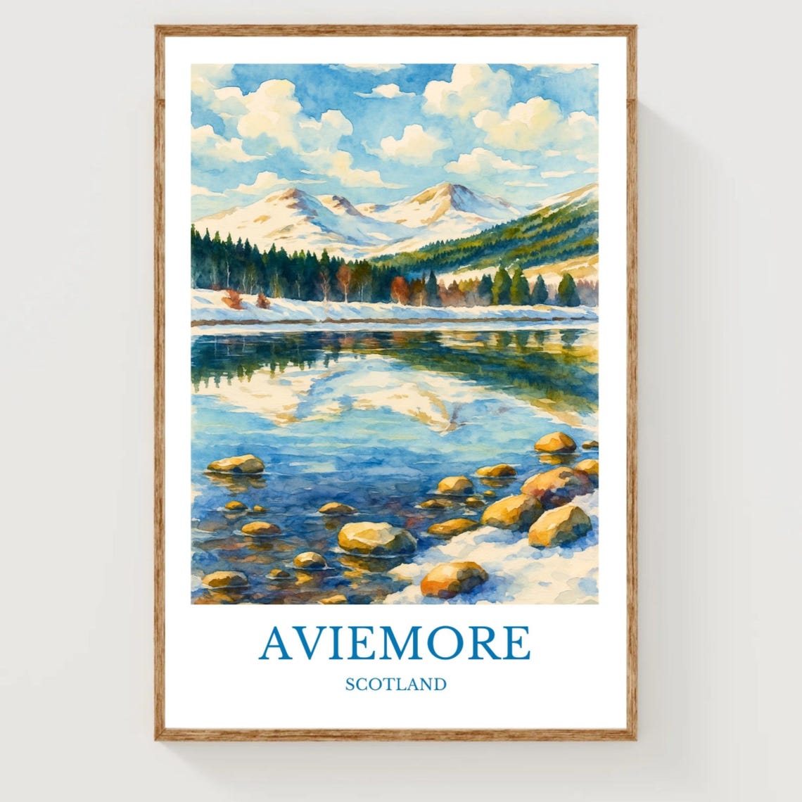 Aviemore Travel Poster