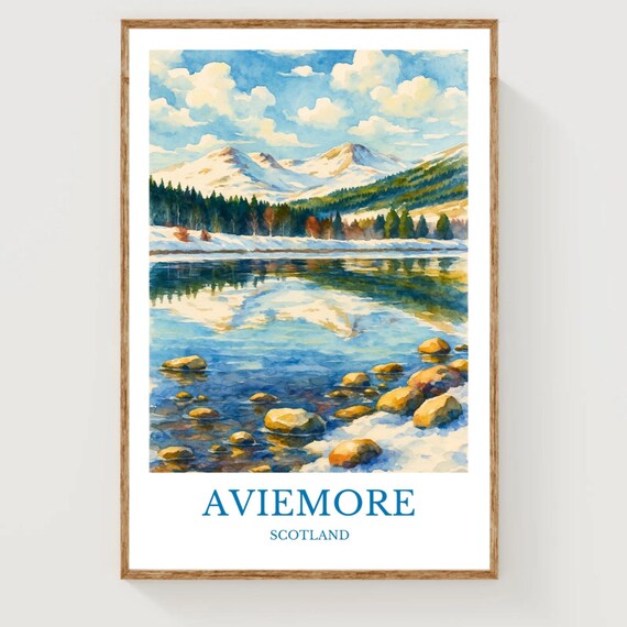 Aviemore Travel Poster