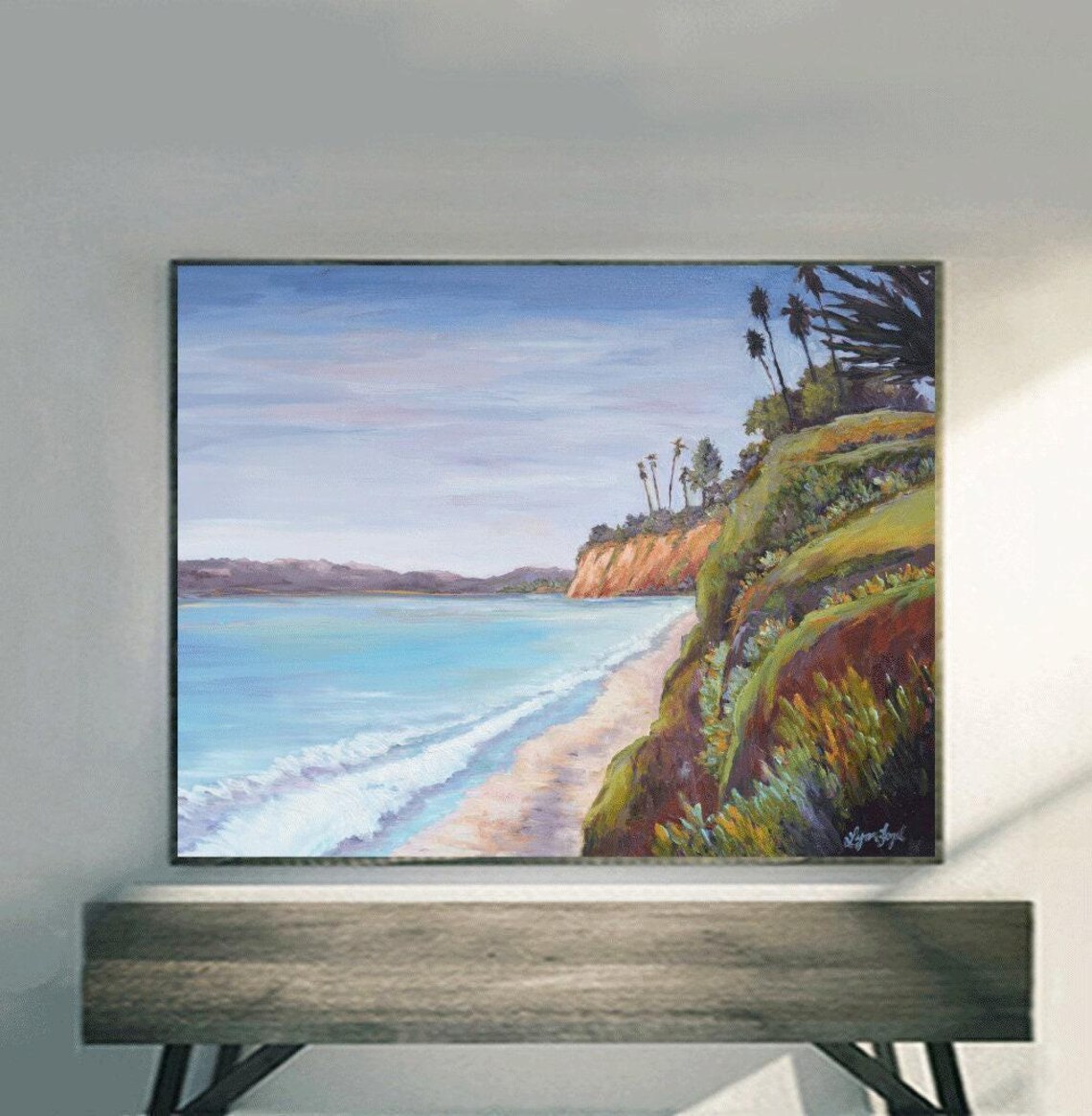 Santa Barbara Butterfly Beach, Wall Art Print