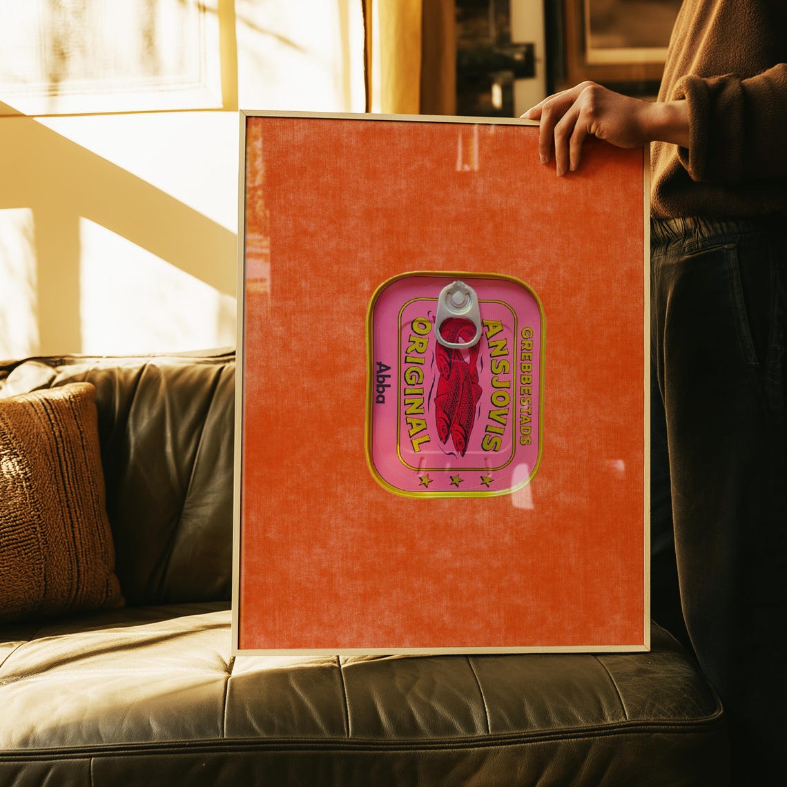 Anchovy Can, Pop Art Kitchen Wall Art - Image 3