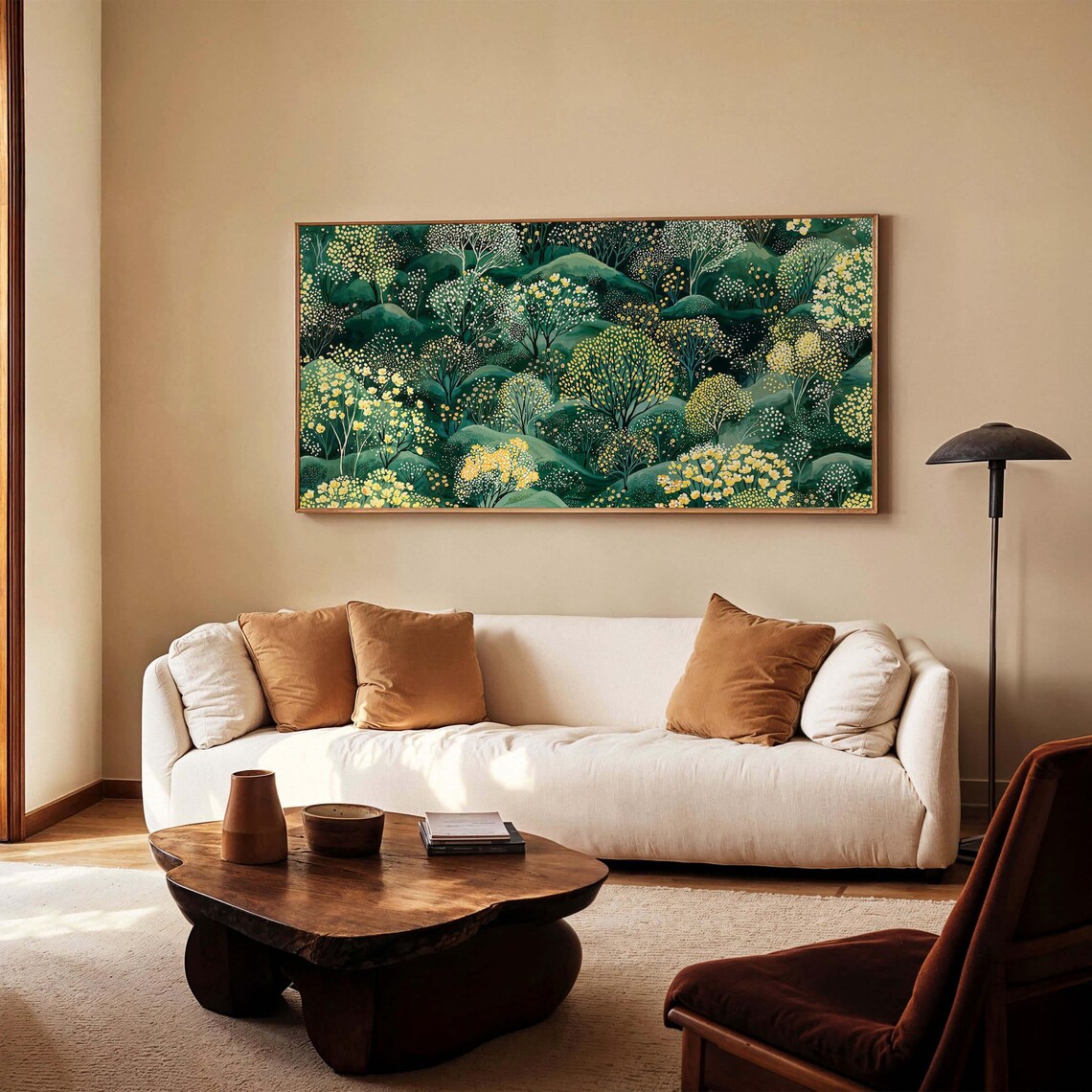Yayoi Kusama-Inspired Forest Panoramic Art Print - Image 3