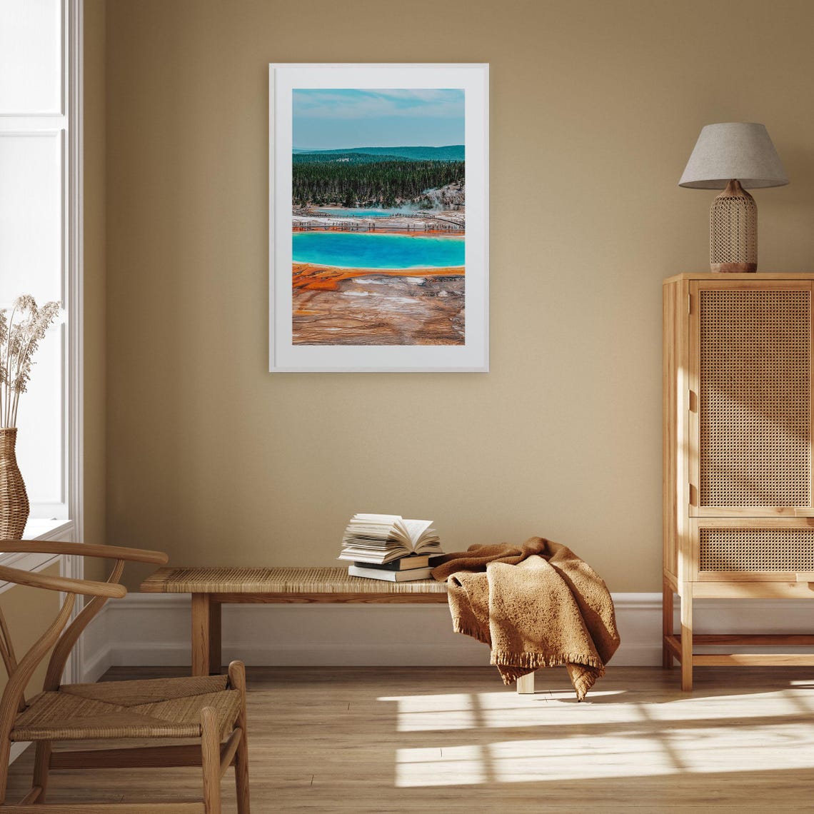 Yellowstone National Park Colorful Poster Print No 1 Yellowstone National Park Photo Art Decor Travel Print Street Map Poster City Map - Image 2