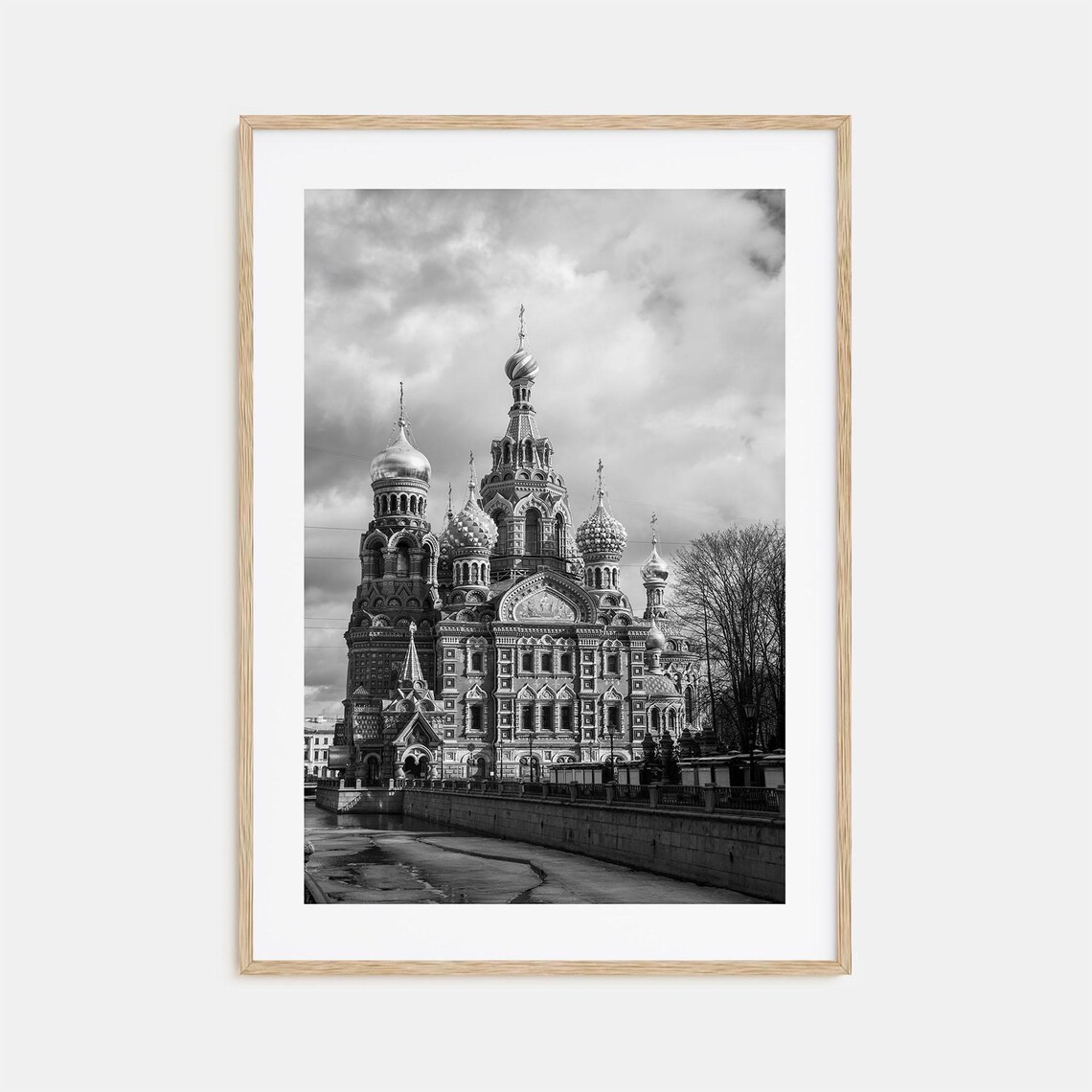 Savior on Spilled Blood Historic Church Onion Domes Russia Poster
