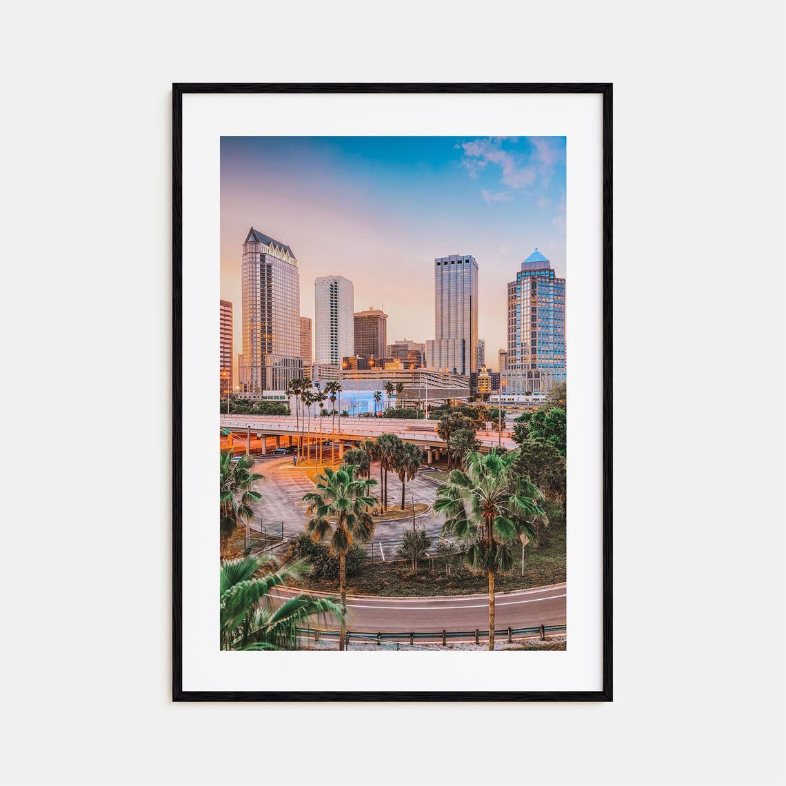 Tampa Colorful Poster Print No 1 Tampa Photo Wall Art Tampa Wall Decor Tampa Travel Print Tampa Street Map Poster City Map