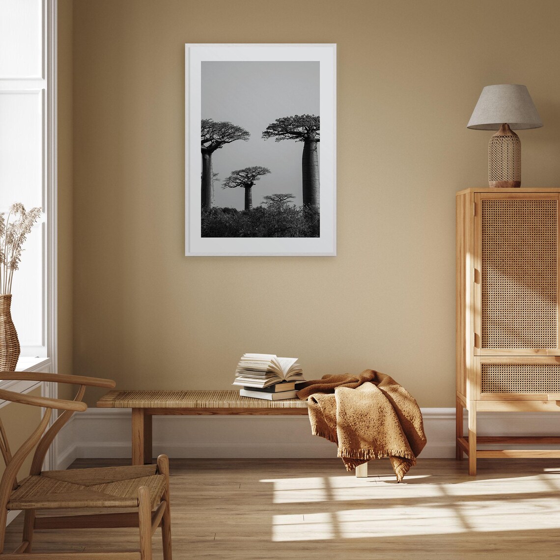 Madagascar Black And White Travel Poster Print - Image 3