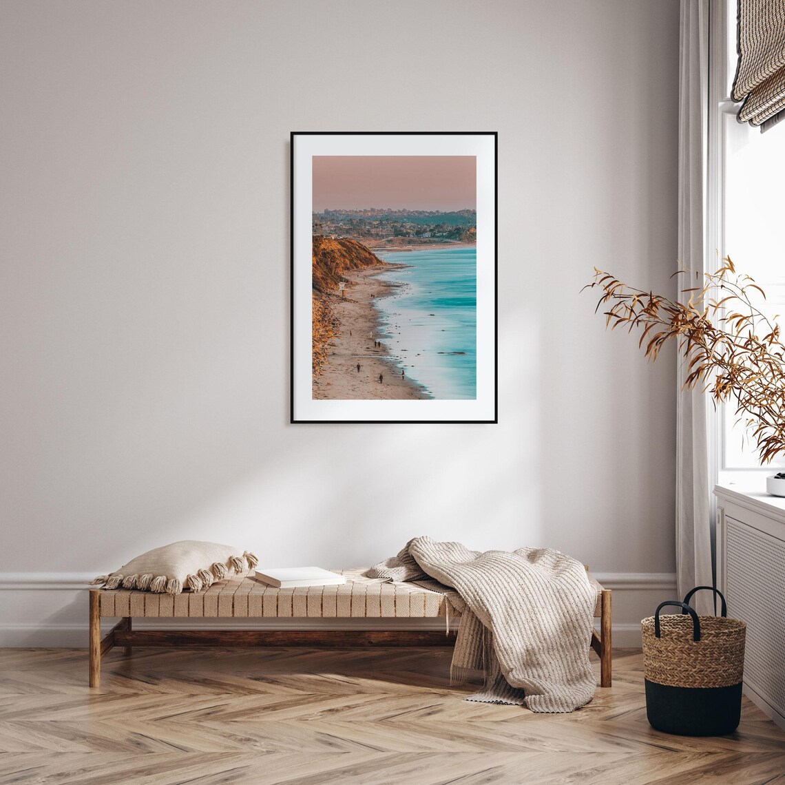 Encinitas Colorful Travel Poster, City Map Art Print - Image 2