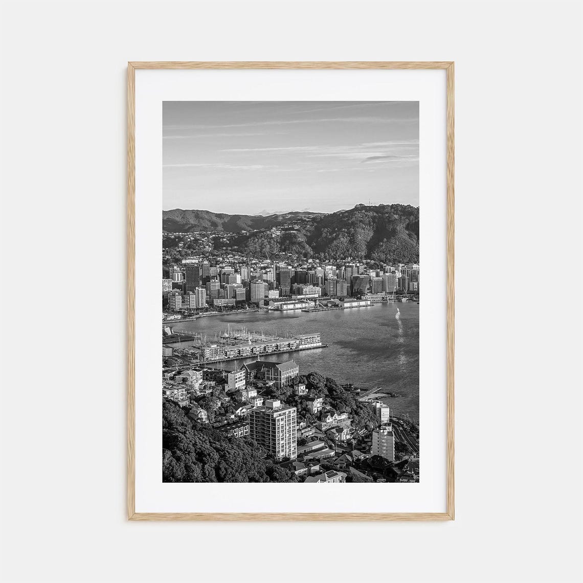 Wellington Photo Poster Print Wellington Black And White Wall Art Wellington Wall Photography Wellington Travel Map Poster