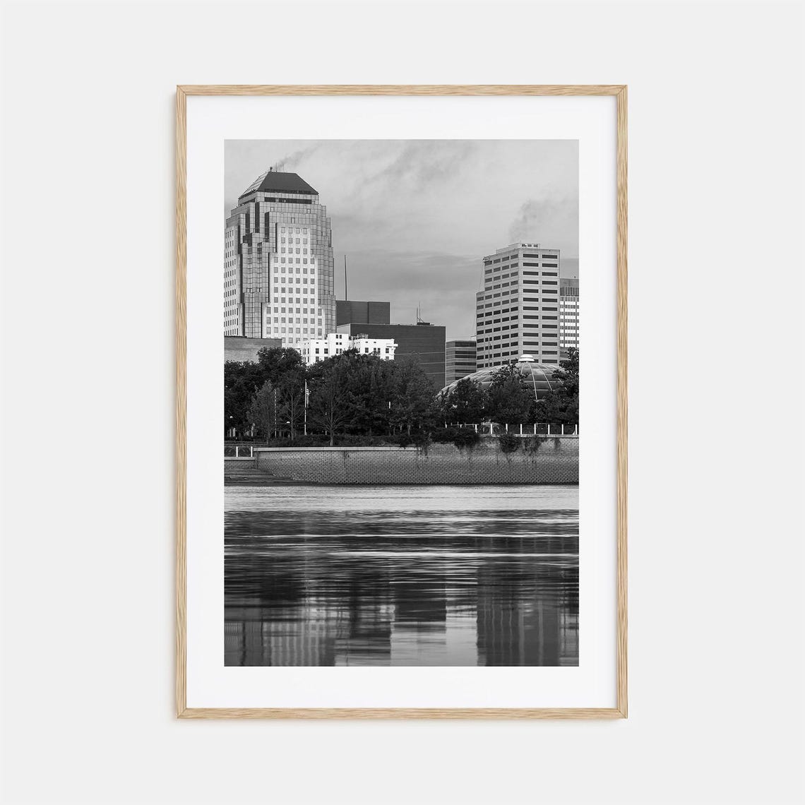 Shreveport Photo Poster Print Shreveport Black And White Wall Art Shreveport Wall Photography Shreveport Travel Map Poster