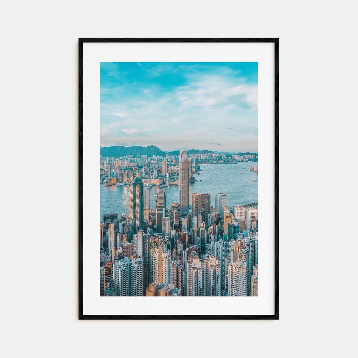 Hong Kong Colorful Poster Print No 1 Hong Kong Photo Art Hong Kong Decor Hong Kong Travel Print Hong Kong Street Map Poster City Map