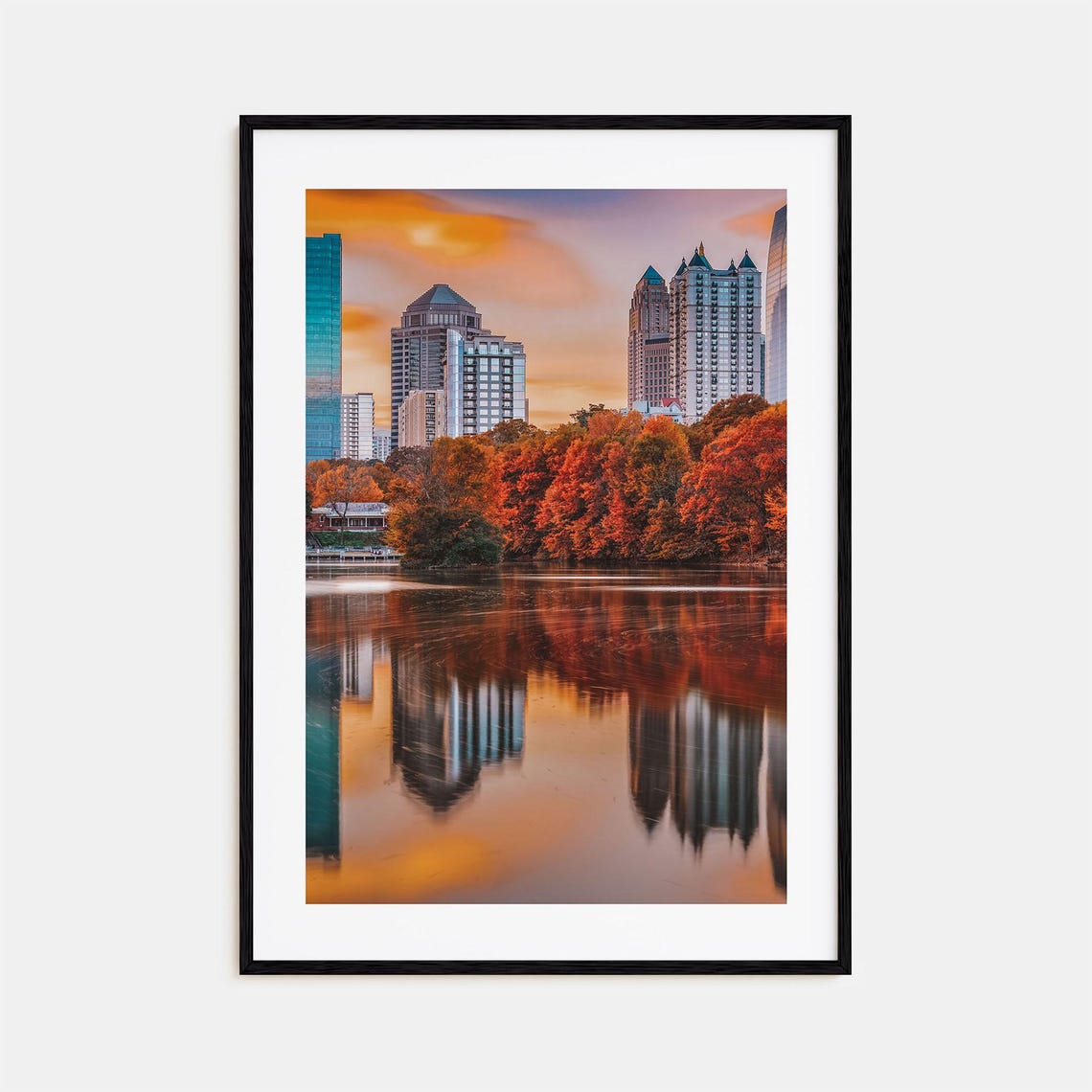 Atlanta Colorful Poster Print No 2 Atlanta Photo Wall Art Atlanta Wall Decor Atlanta Travel Print Atlanta Street Map Poster City Map
