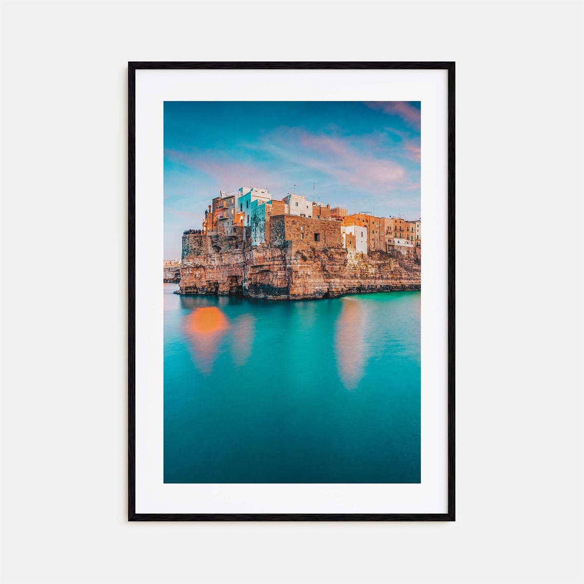 Puglia Colorful Poster Print No 1 Puglia Photo Wall Art Puglia Wall Decor Puglia Travel Print Puglia Street Map Poster City Map