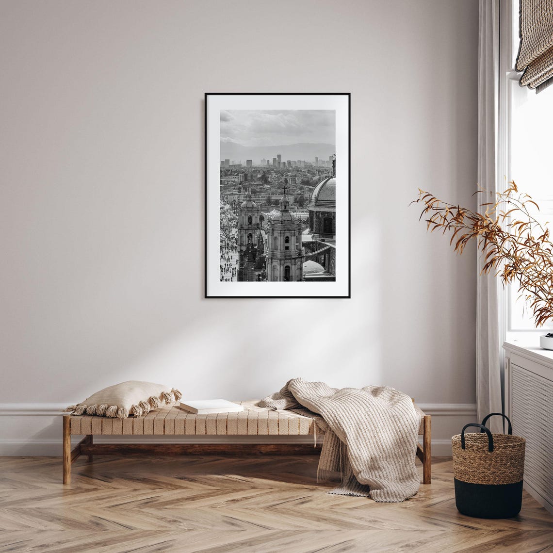 Mexico City Photo Poster Print Mexico City Black And White Wall Art Mexico City Photography Mexico City Travel Map Poster - Image 2