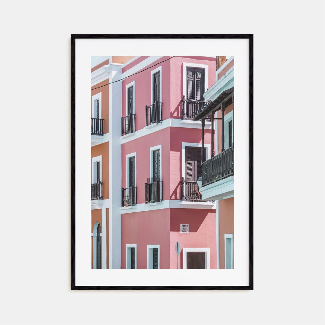Puerto Rico Colorful Poster Print No 2 Puerto Rico Photo Wall Art Puerto Rico Decor Travel Print Puerto Rico Street Map Poster City Map