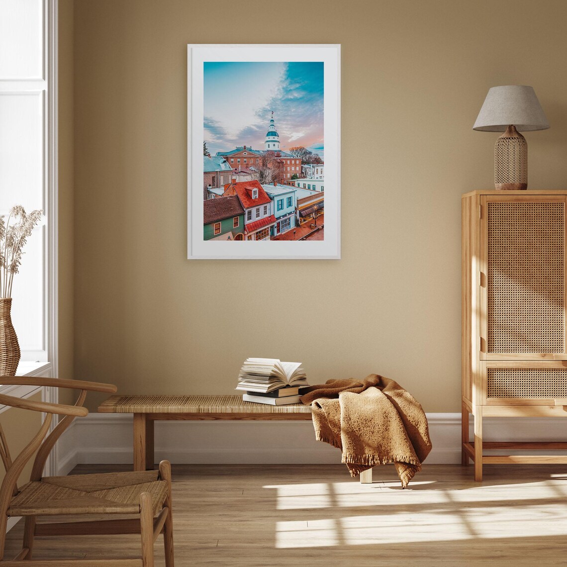 Annapolis Colorful Travel Poster, City Map Print - Image 3