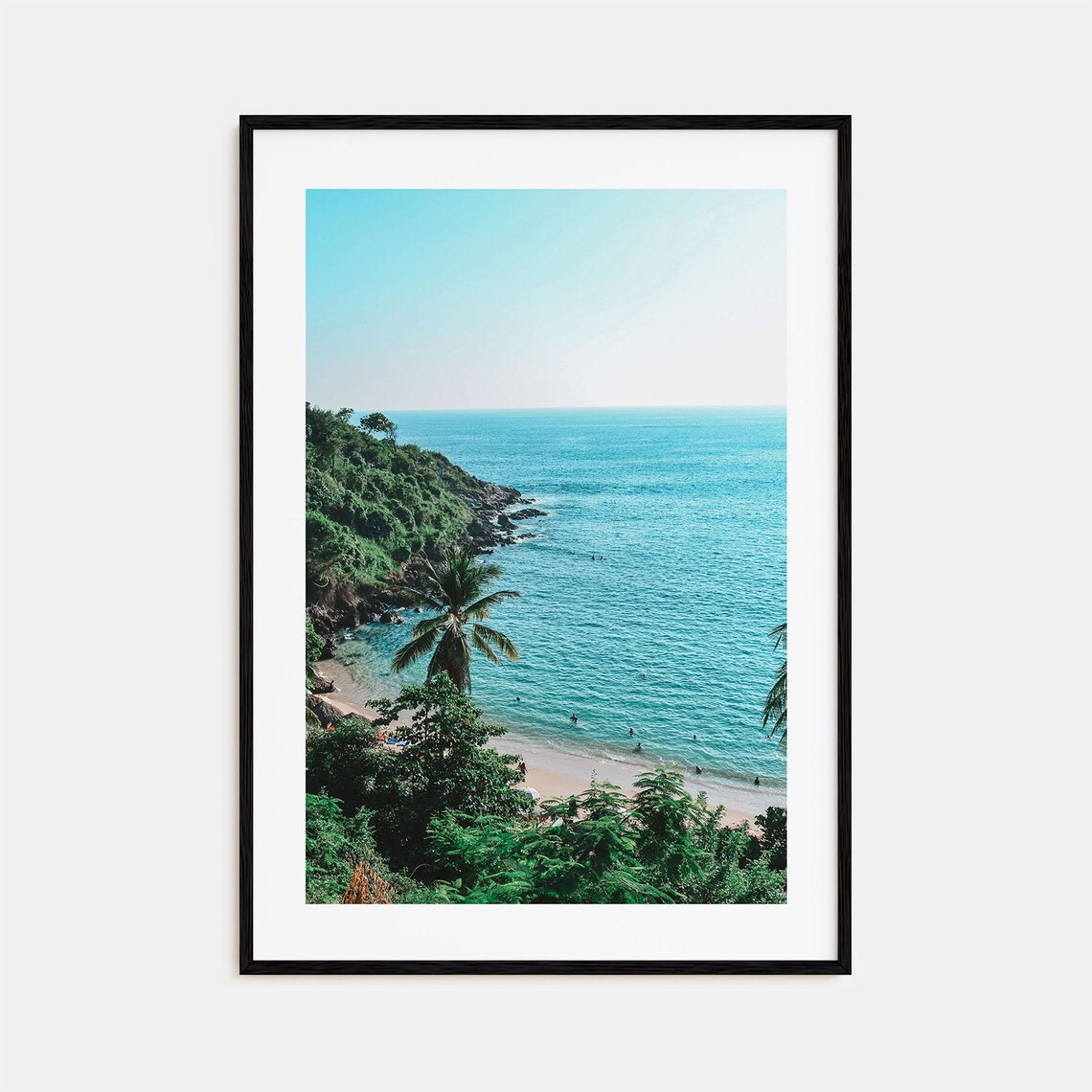 Puerto Escondido Colorful Travel Poster, Street Map