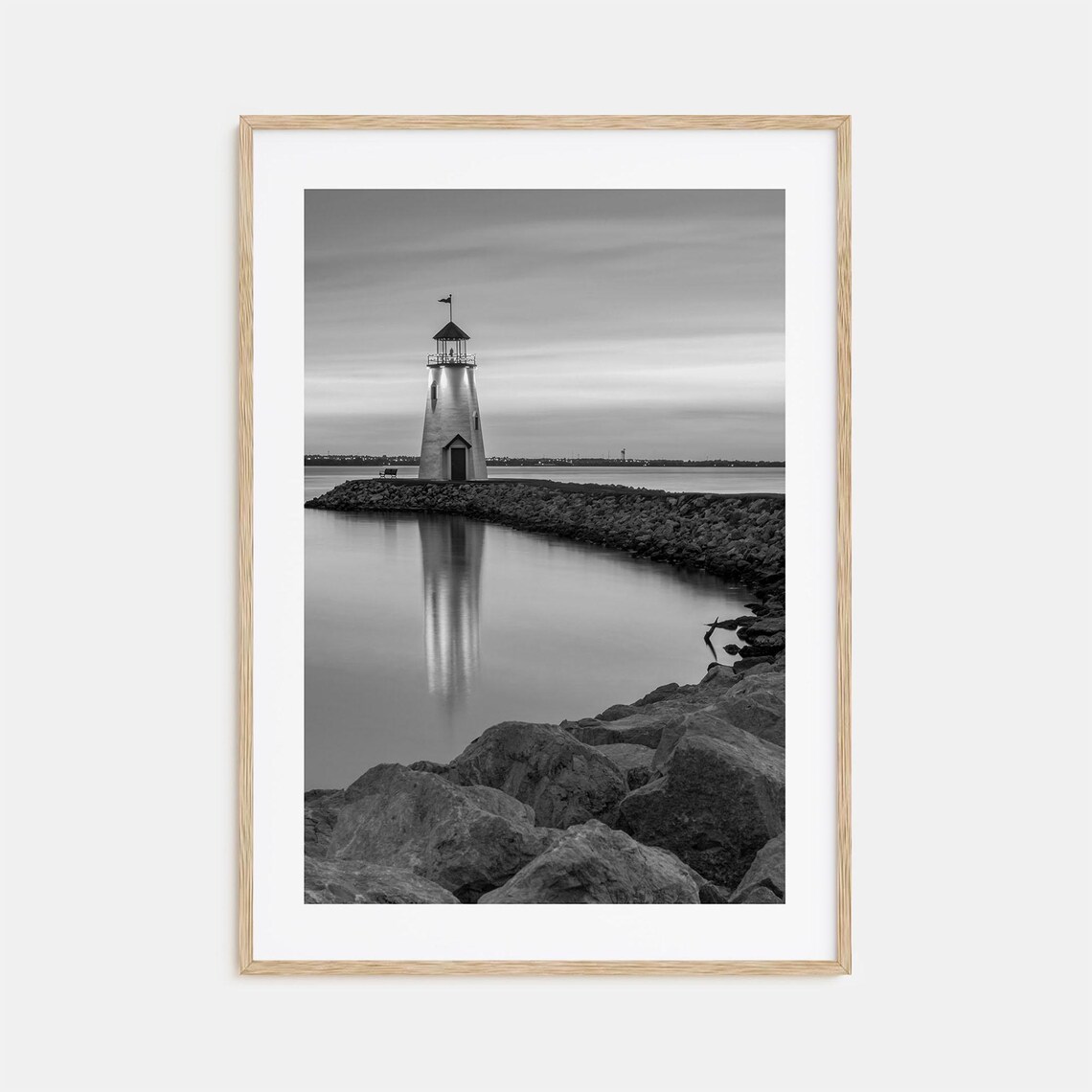 Oklahoma Black and White Travel Poster, Photo Print