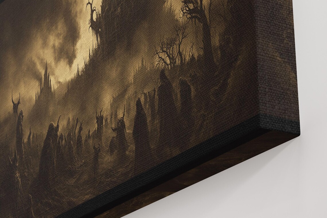 Forest Of Shadows, Moody Landscape Art Print - Image 4