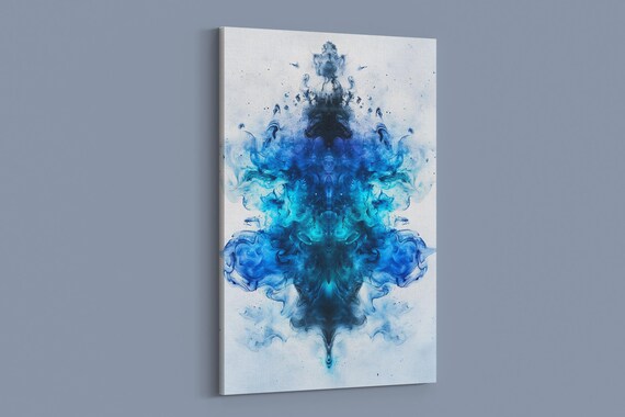 Ocean Ink Wave, Blue Coastal Art Print