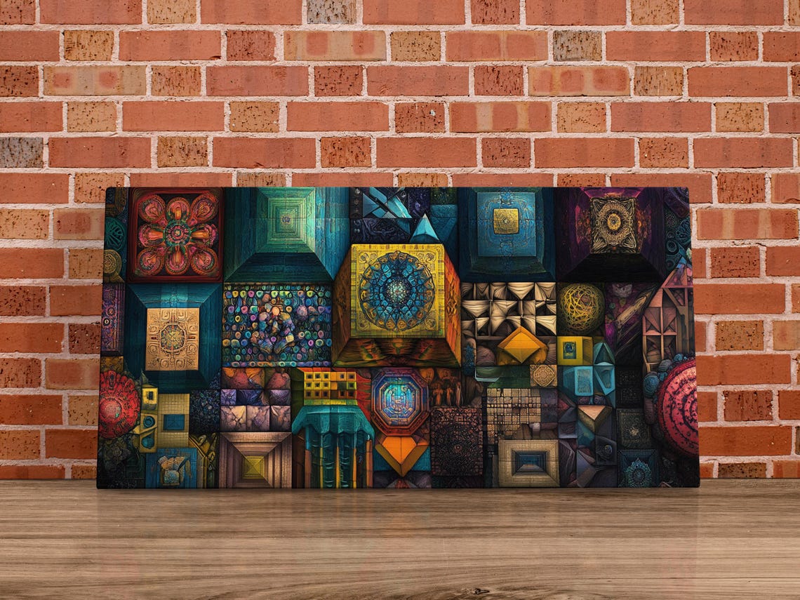 Intricate Colorful Patterns Art Print - Image 4
