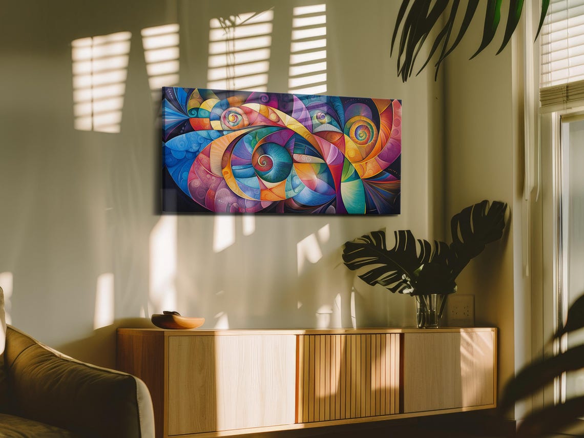 Abstract Spirals - Modern Art Print - Image 3