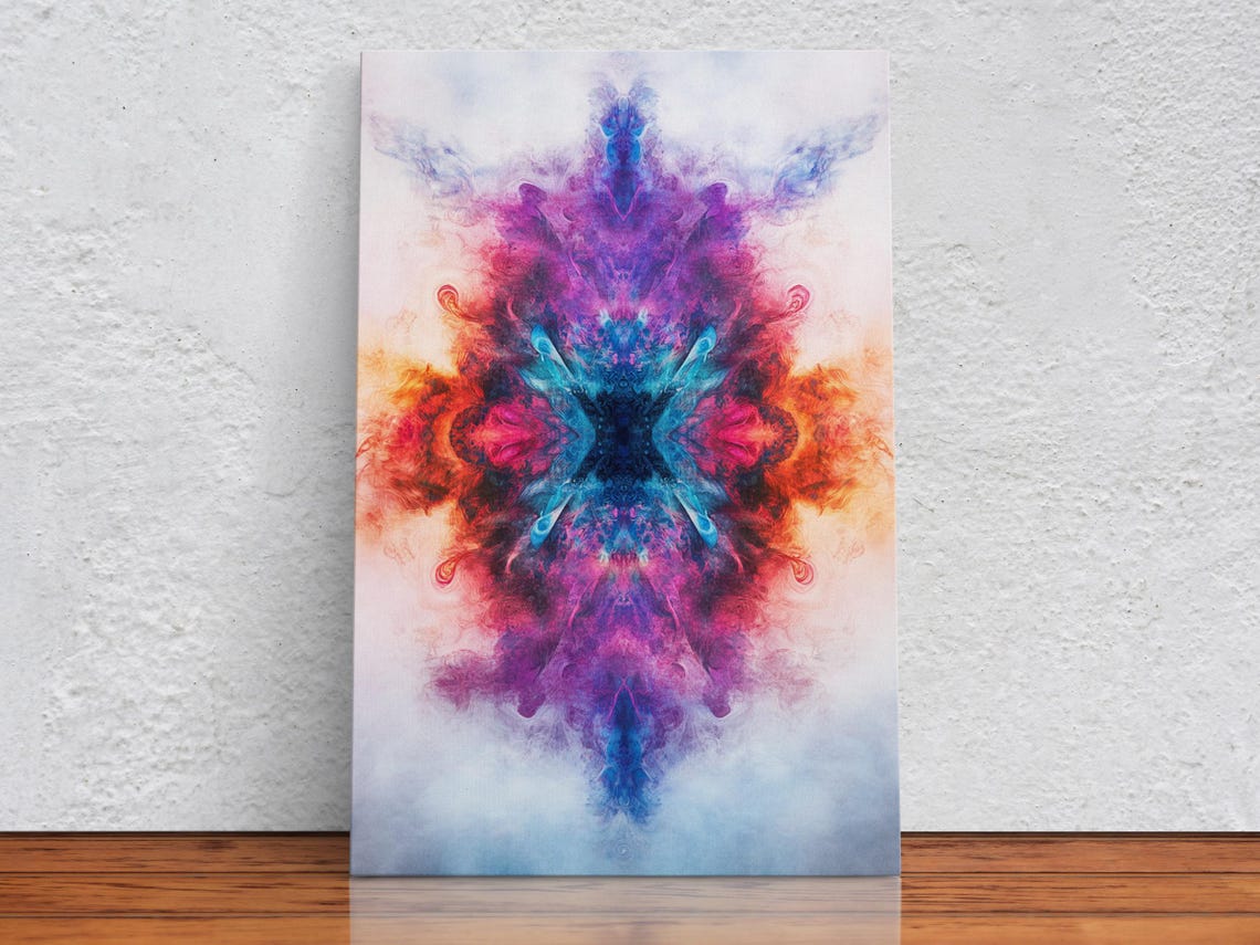 Radiant Energy Ink Symmetry Art Print - Image 2