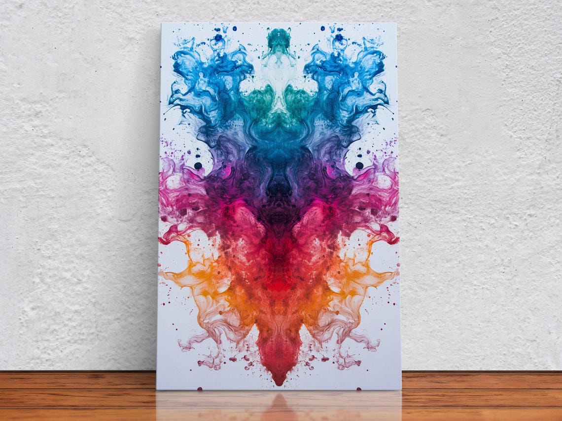 Splatter Color Symphony Print Print