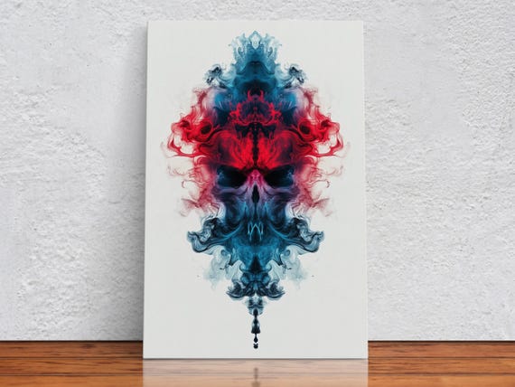 Radiant Ink Flame Design Art Print