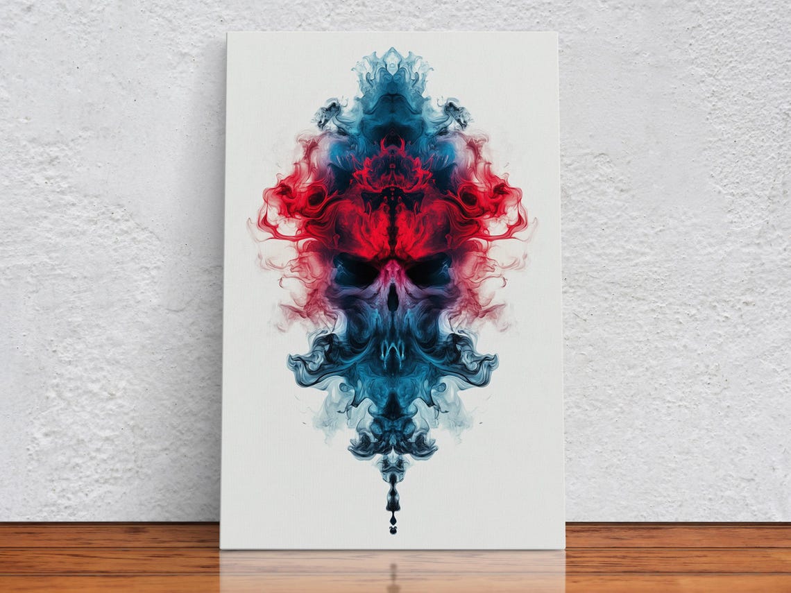 Radiant Ink Flame Design Art Print