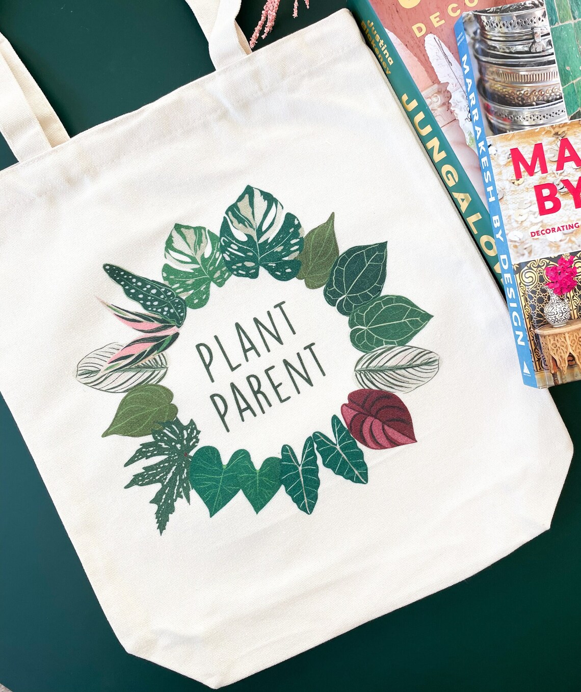 Plant Parent Tote Bag, Gift for Gardeners and Plant Lovers - Image 2