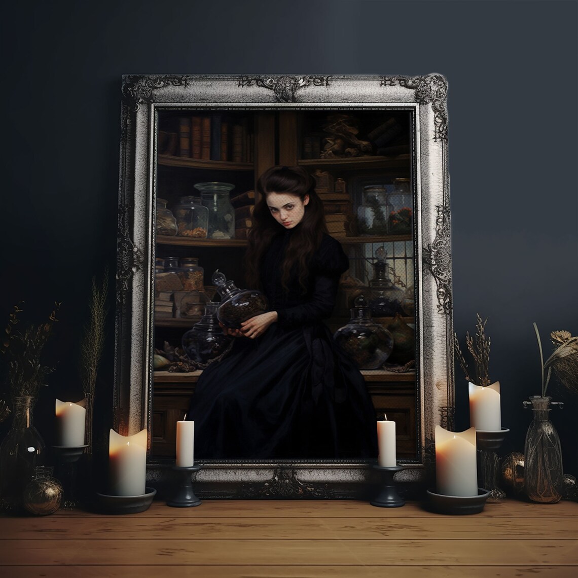 Alchemical Witch Potion Art Print, Dark Academia - Image 6