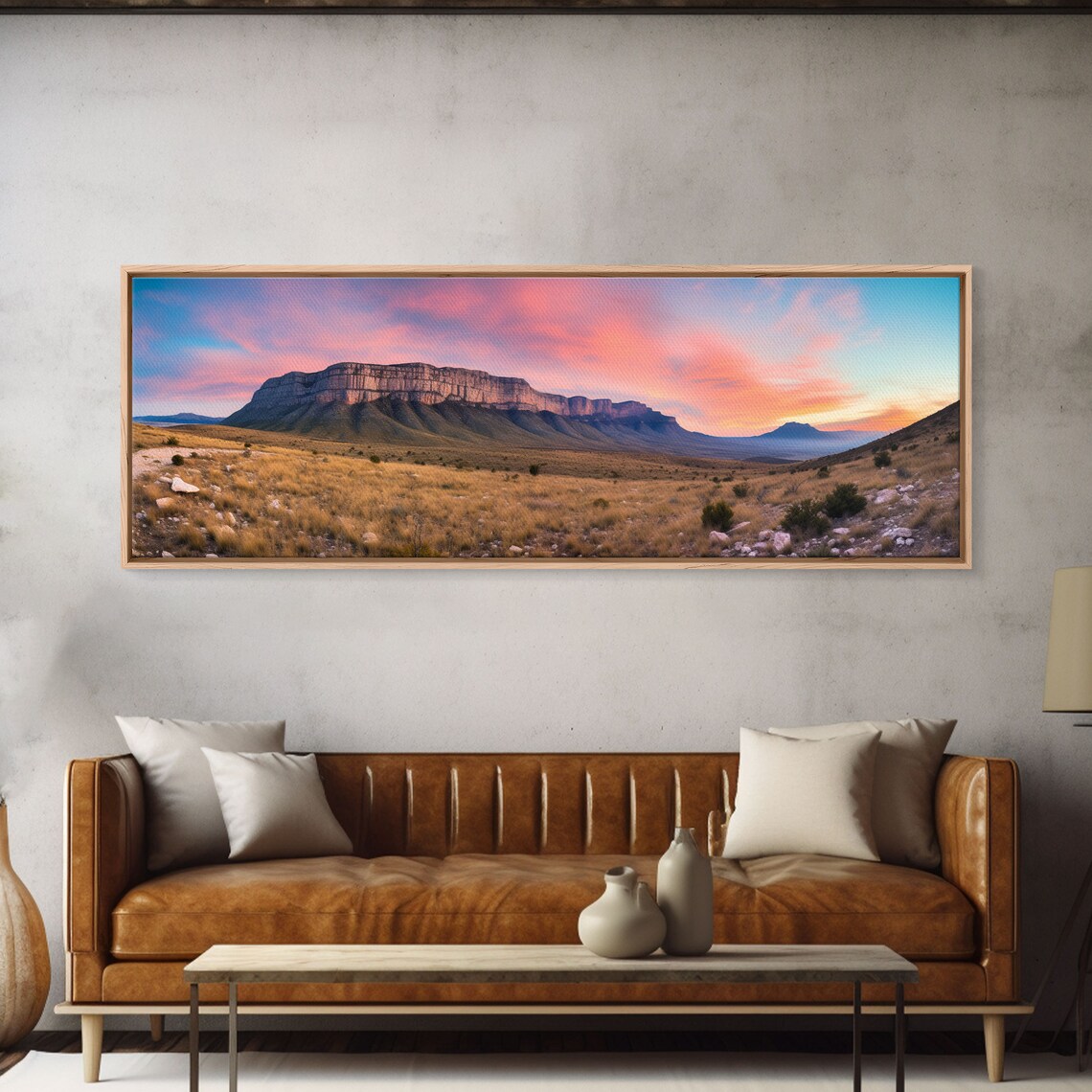 Guadalupe Mountains National Park Panoramic Art Print