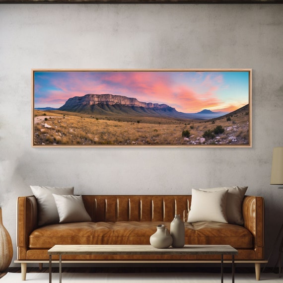 Guadalupe Mountains National Park Panoramic Art Print