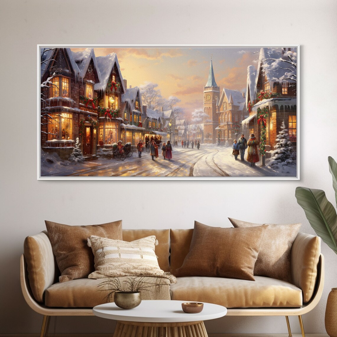 Vintage Christmas Winter Wonderland Poster Print - Image 5